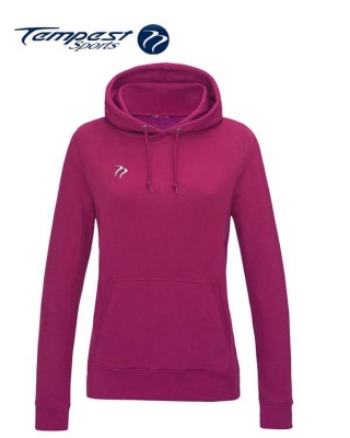 Tempest Lightweight Ladies Hot Pink Hooded Sweatshirt